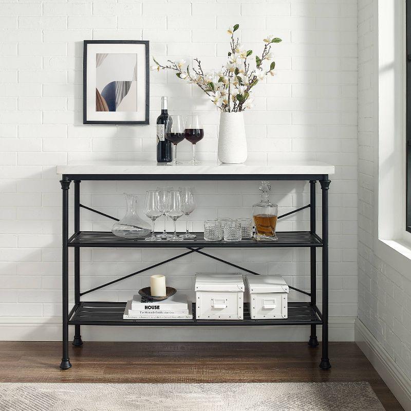Madeleine Console Matte Black - Crosley