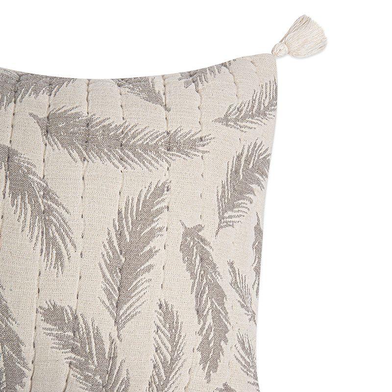 Crane Baby Rectangular Feather 100% Cotton Accent Pillow Cover & Insert for Baby Nursery