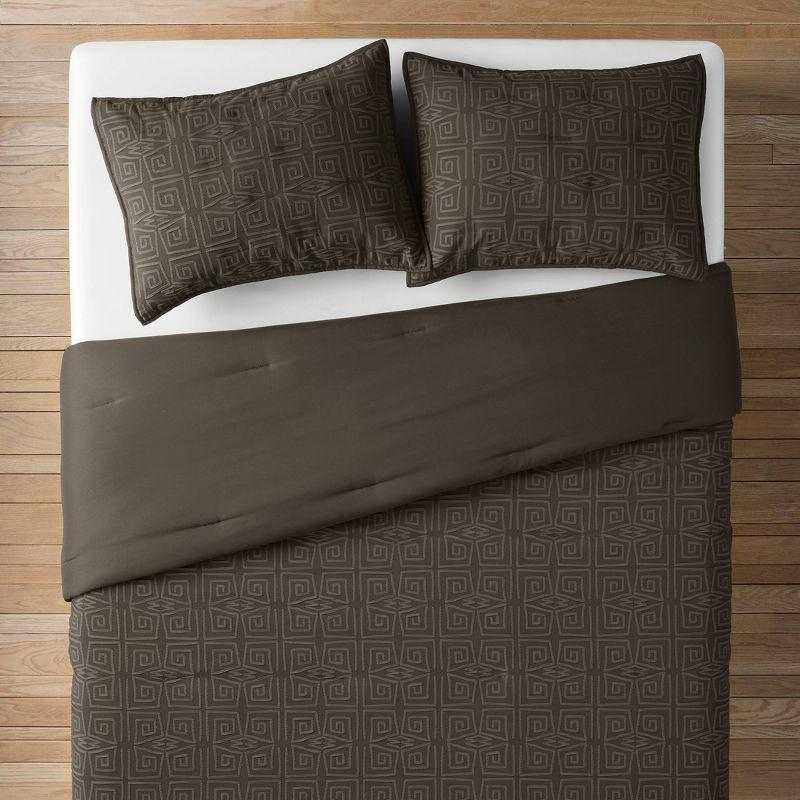 Geo Quilt and Sham Set Dark Gray - Opalhouse™ designed with Jungalow™