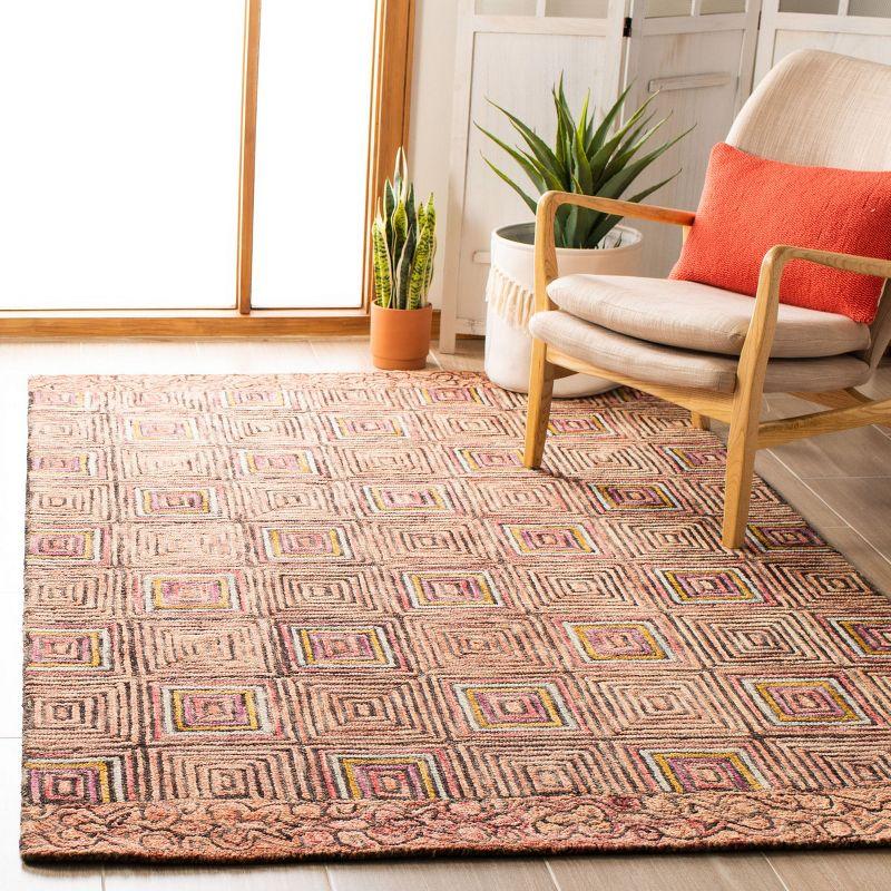Aspen APN285 Hand Tufted Indoor Accent Rug - Pink/Blue - 3'x5' - Safavieh