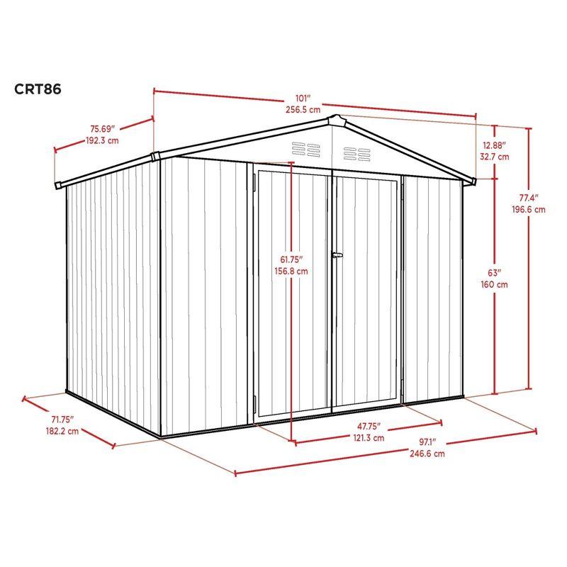 Cover-It CoverIT Steel Storage Shed