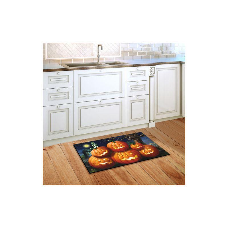 Briarwood Lane Spooky Jack O'Lanterns Halloween Doormat Indoor /