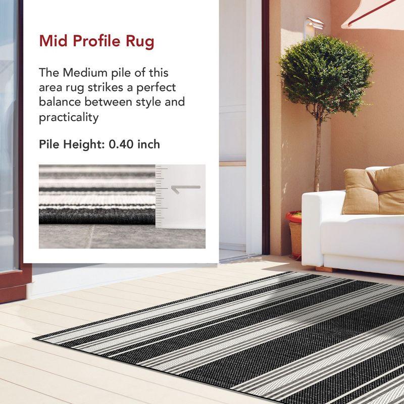 Romy Striped Indoor/Outdoor Area Rug