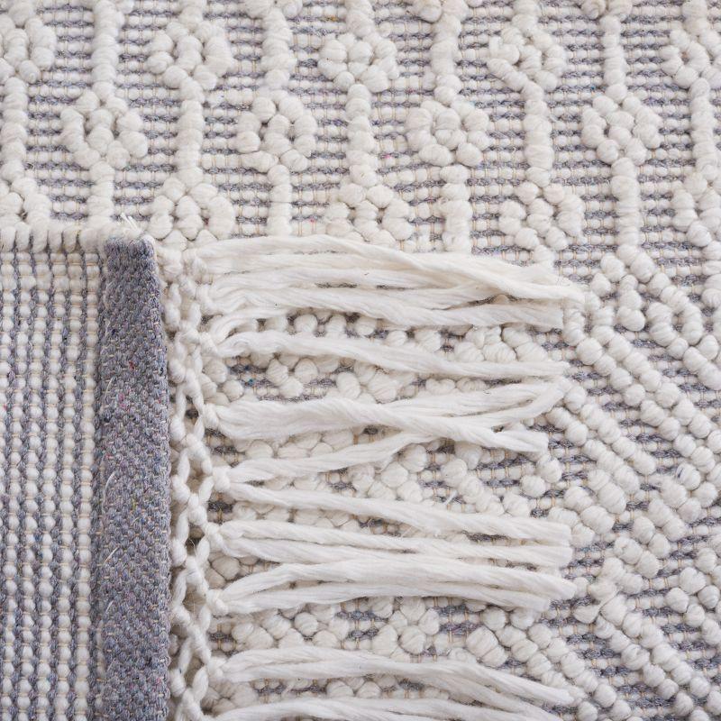 Casablanca CSB276 Hand Woven Indoor Area Rug - Grey/Ivory - 5'x8' - Safavieh