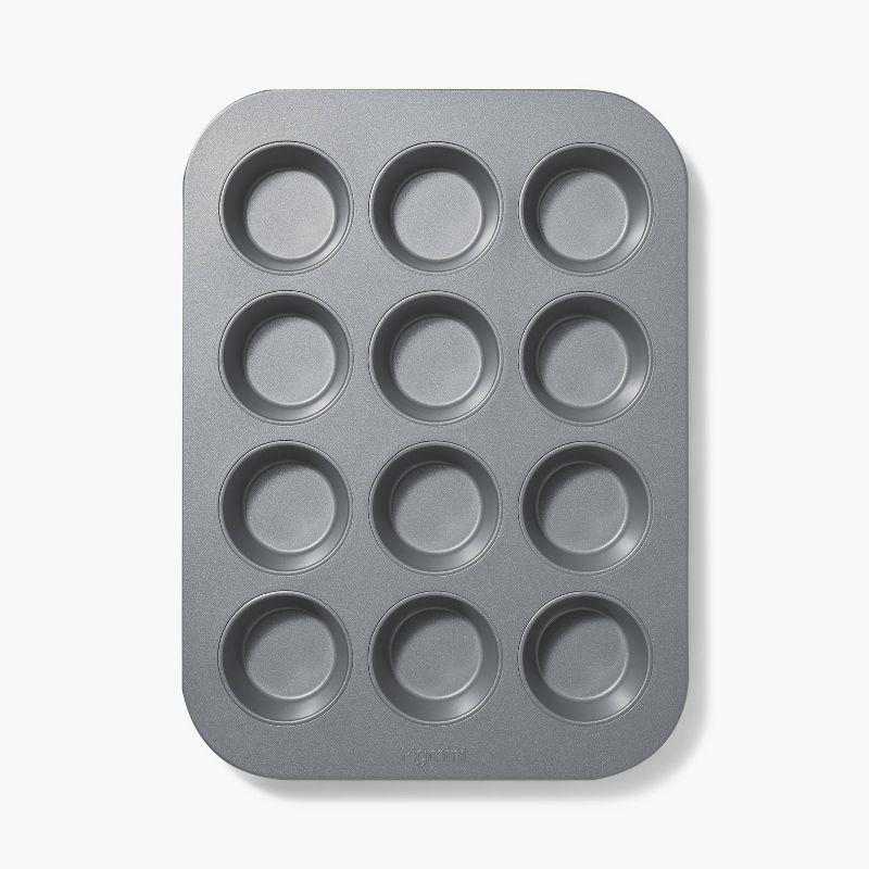 8pc Nonstick Bakeware Set Gray - Figmint™: Figmint Kitchen Baking Set, PTFE-Free, Oven & Dishwasher Safe, 450°F Limit