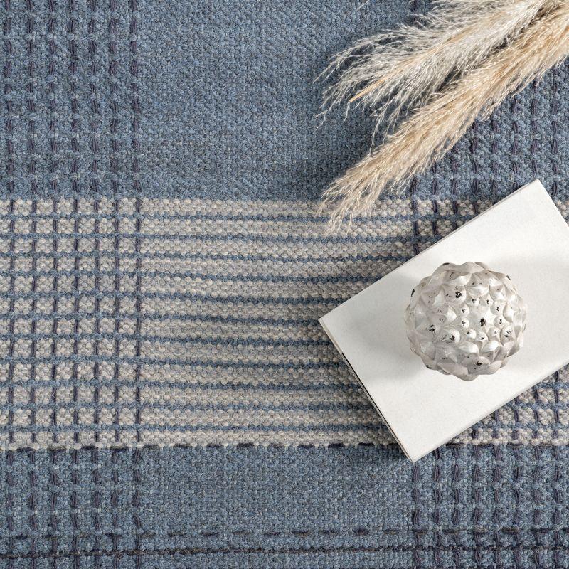 Hurley Plaid Wool Area Rug