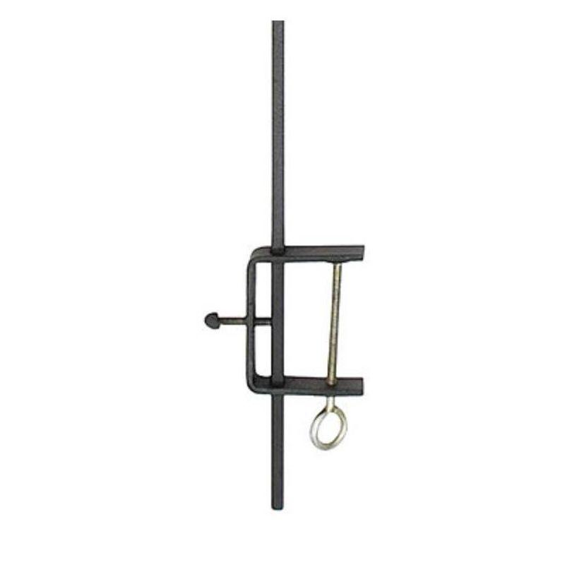 41.5" Adjustable Steel Deck Rail Shepherd's Hook - ACHLA Designs