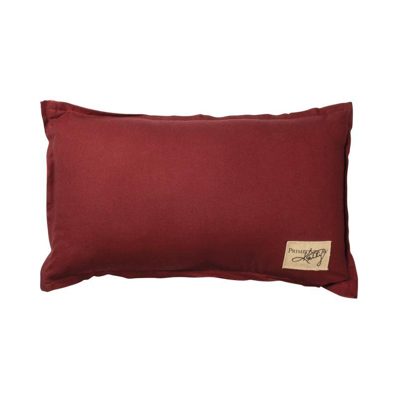 Primitives by Kathy Holiday, Merry Cotton Throw Pillow