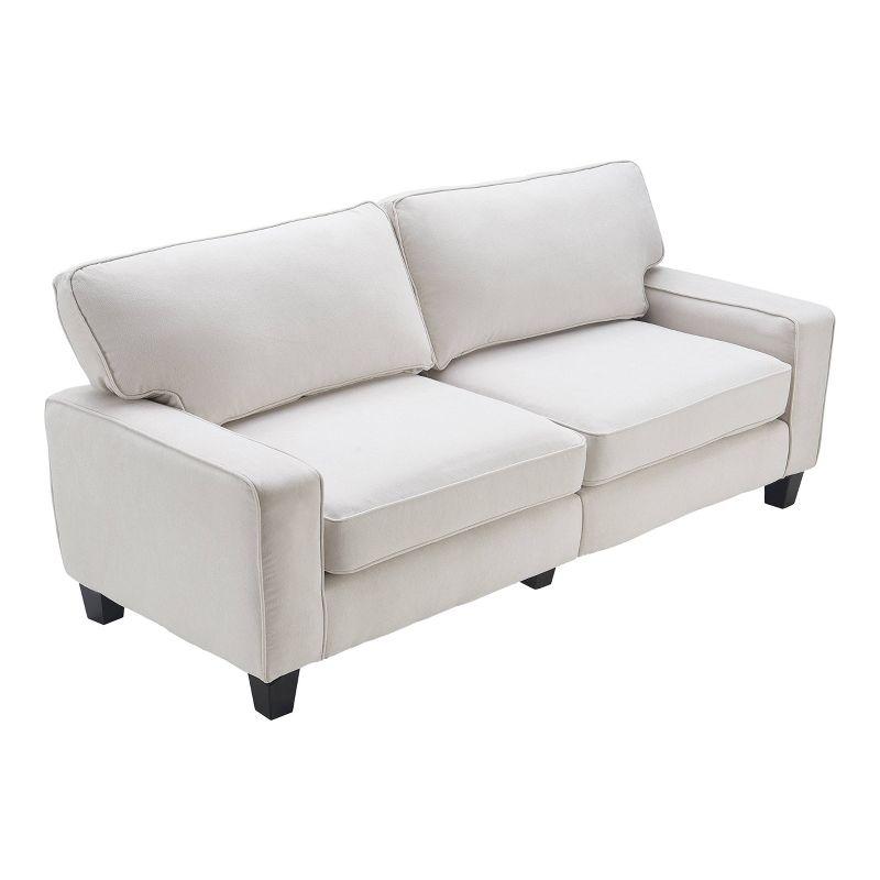 Serta Palisades 78" Track Arm Sofa, Easy Care Fabric, Soft Pillow Back, Pocket Coil Seat Cushions