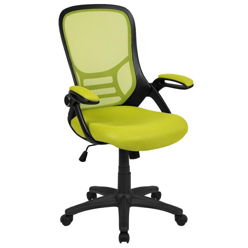 Flash Furniture Cappello High-Back Mesh Swivel Ergonomic Office Chair with Flip-Up Arms