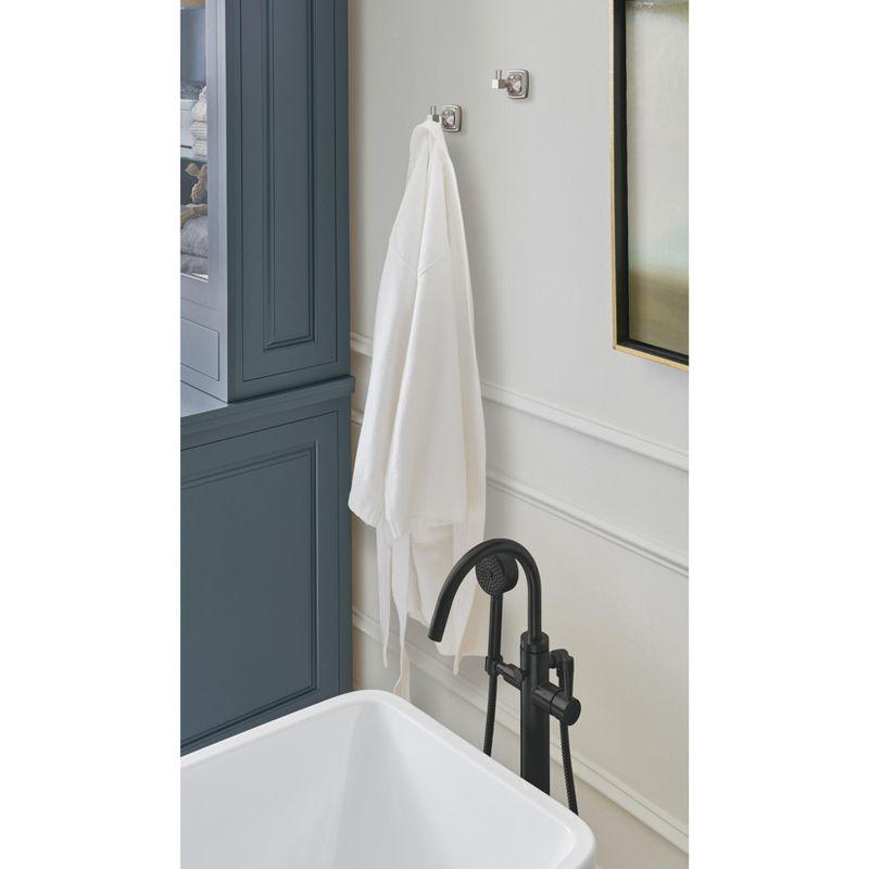 Amerock Stature Polished Nickel Single Prong Robe Hook BH36090PN