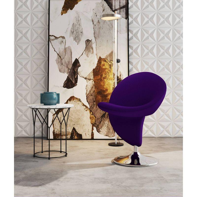 Wade Logan® Chenyu Upholstered Swivel Accent Chair (Set of 2)