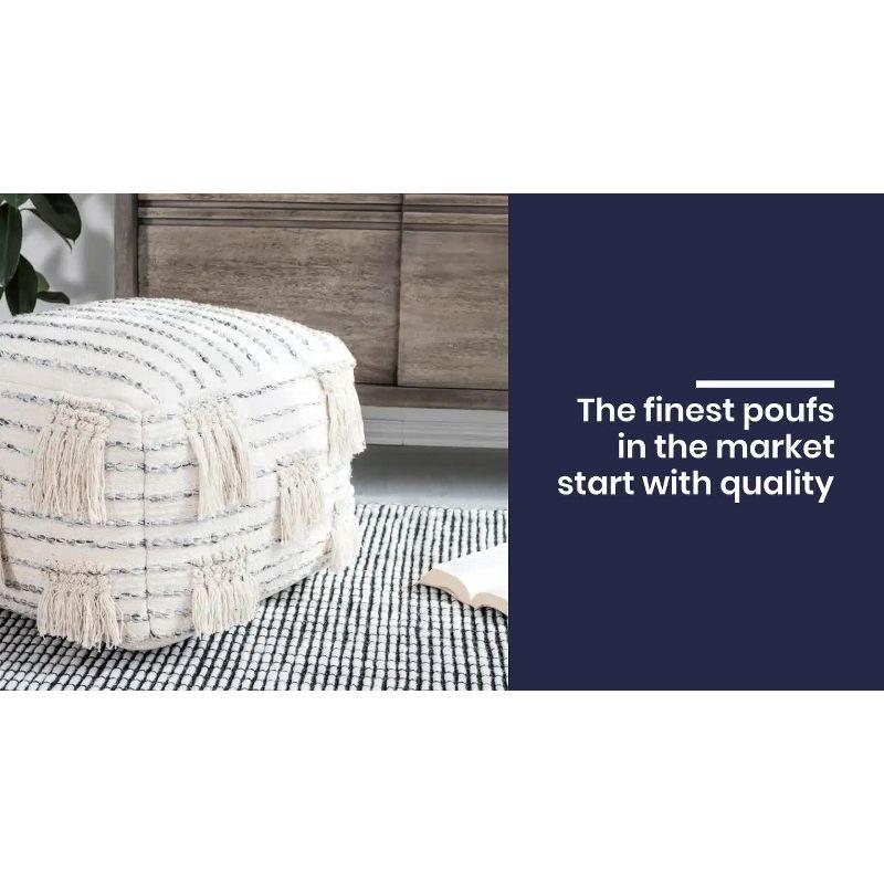 Cherokee Pouf Cream - Anji Mountain