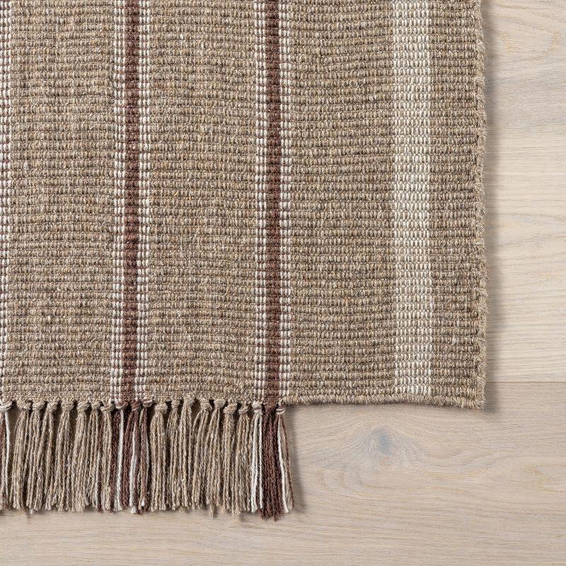 Frenshe Interiors x Rugs USA Frenshe Interiors x Rugs USA Toluca Striped Wool Area Rug