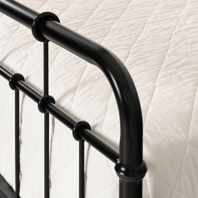 South Shore Fernley Complete Bed Pure Black