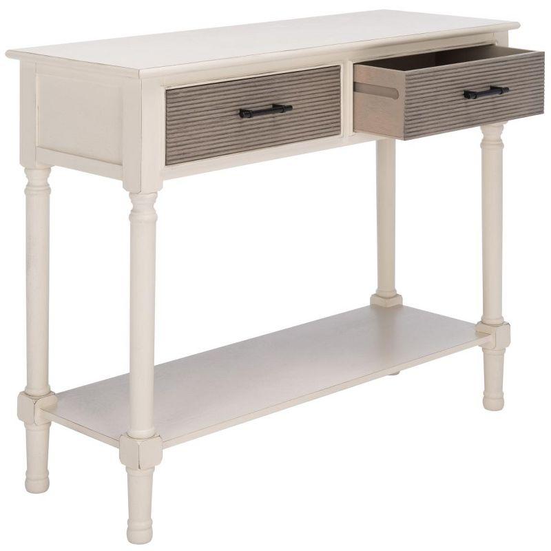 Ryder 2 Drawer Console Table - CNS5719D - Off-White - Safavieh