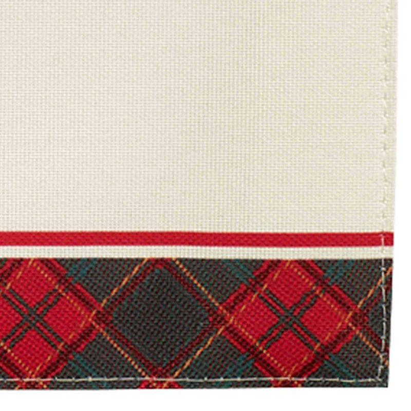 Christmas Tree Tartan 4 Piece Placemat Set (Set of 4)