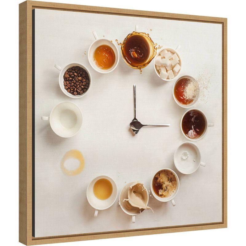 20" x 19" Coffee Time Framed Canvas Print