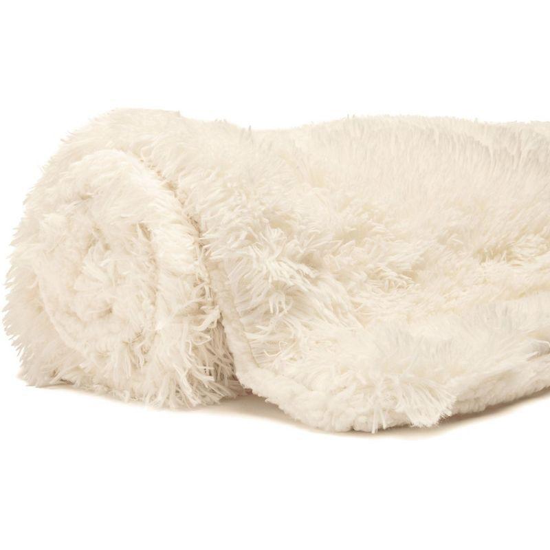 Chanasya Shaggy Shaggy Super Elegent Sherpa Long Fur Throw