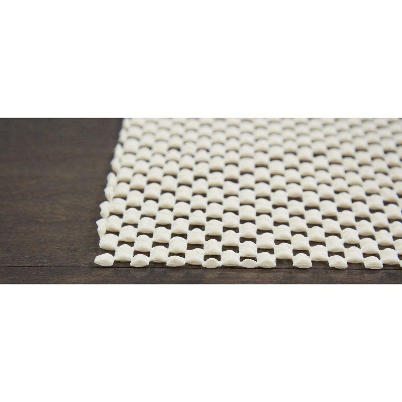 Grid-Loc Ivory 7'6" X 9'8" Non-Slip Rug Pag