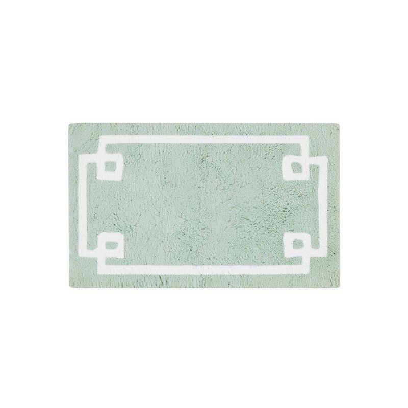 100% Cotton Tufted Bath Rug with Non-Slip Backing