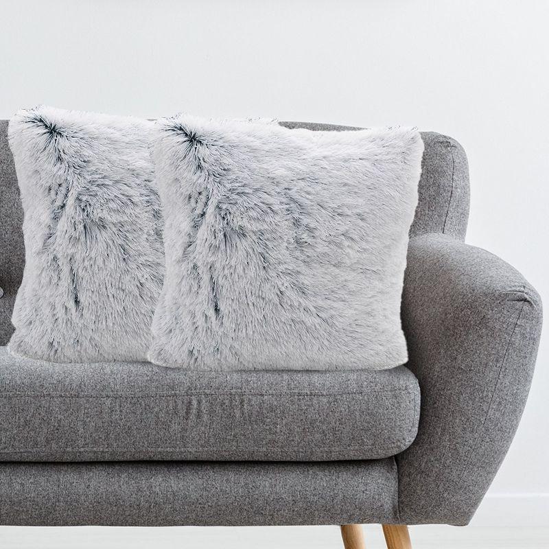 Faux Fur Throw Pillow