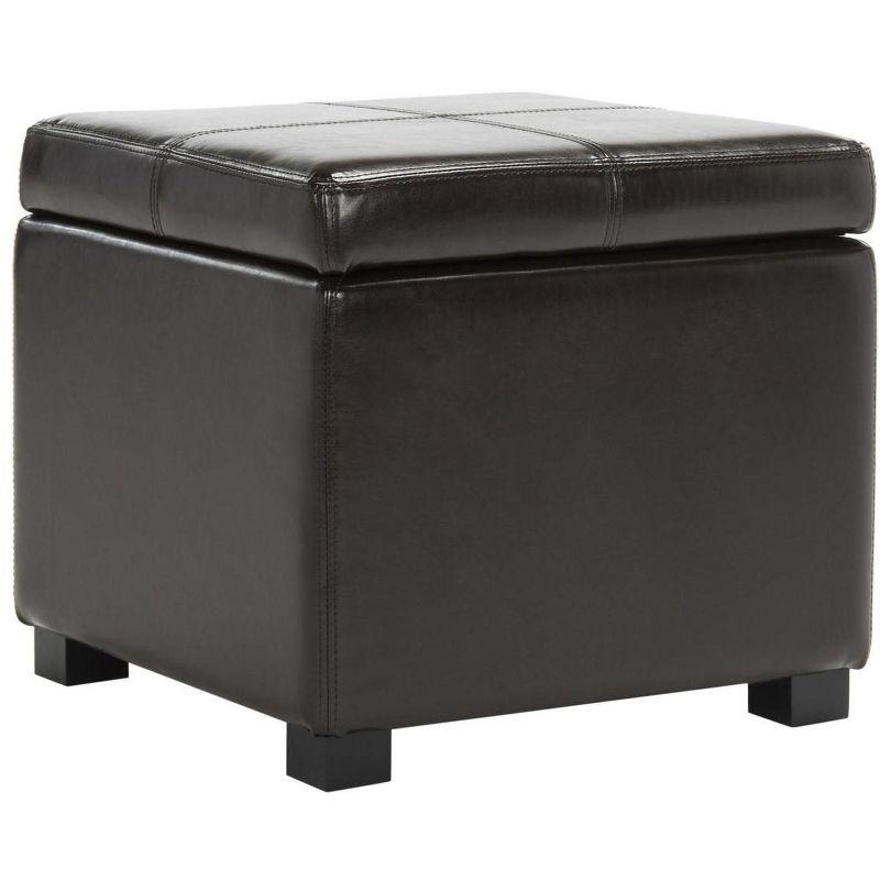 Madison Square Ottoman - Brown - Safavieh