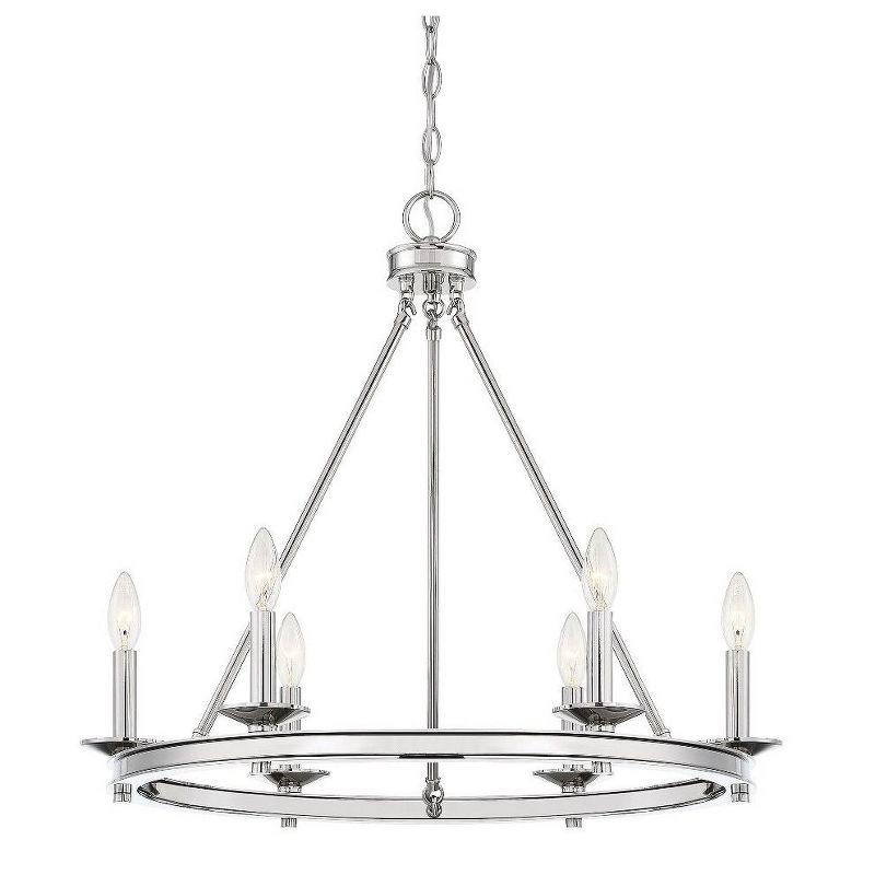 Savoy House Middleton 6 - Light Chandelier in  Matte Black