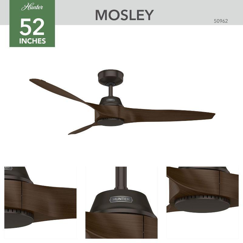 52" Mosley 3 - Blade Indoor / Outdoor Modern Ceiling Fan with Wall Control