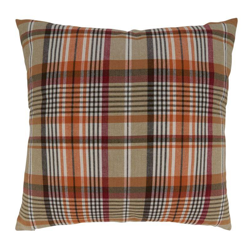 Helena Plaid Cotton Pillow Cover