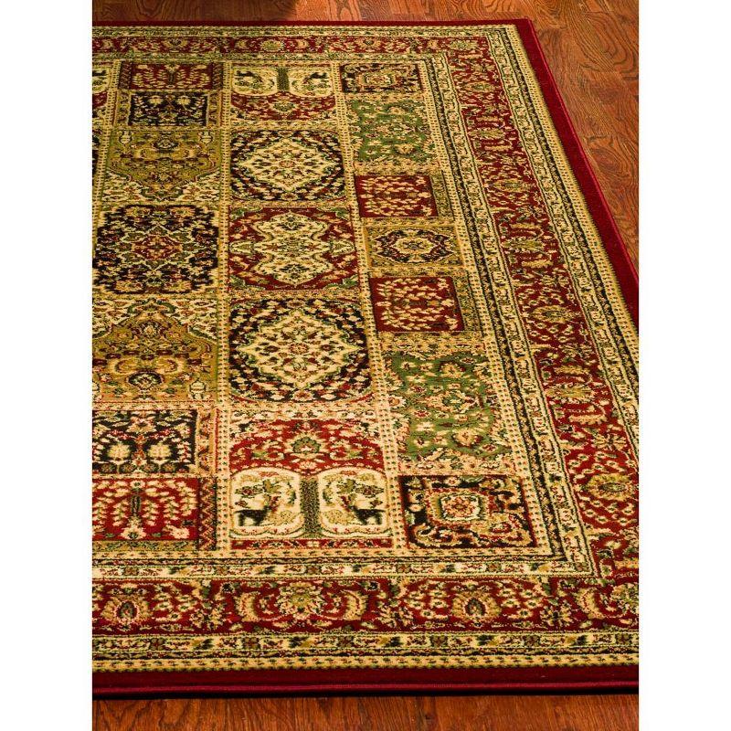 Lyndhurst LNH217 Power Loomed Area Rug - Multi/Red - 6'x9' - Safavieh.
