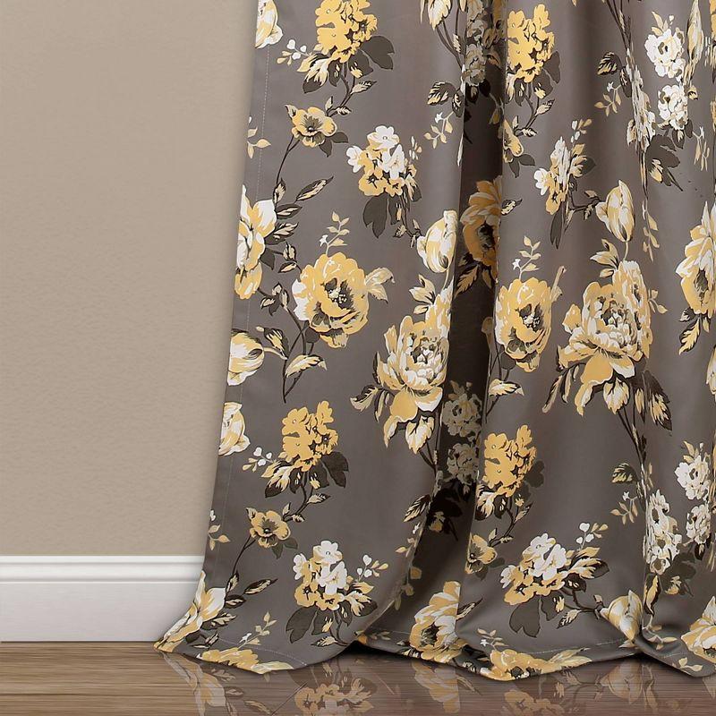 Talia Polyester Room Darkening Curtain Pair (Set of 2)