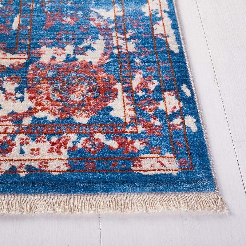 Vintage Persian VTP409 Power Loomed Indoor Area Rug - Turquoise/Multi - 4'x6' - Safavieh.
