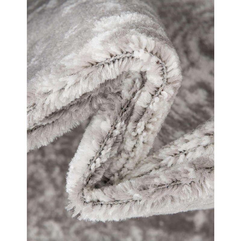 Unique Loom 3' 3 x 5' 3 Rectangle Sofia Light Gray Area Rug