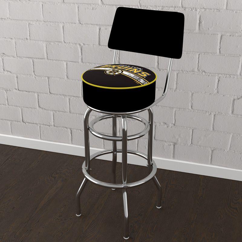 NHL Swivel Upholstered 41.5'' Counter Stool