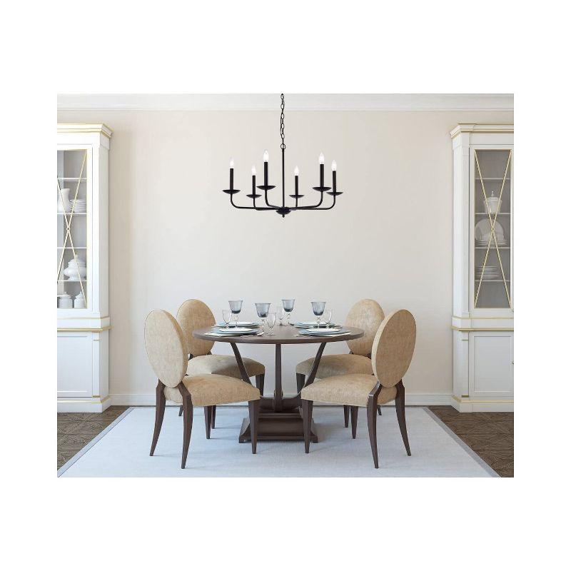 Elegant Lighting Cohen 30 inch pendant in black