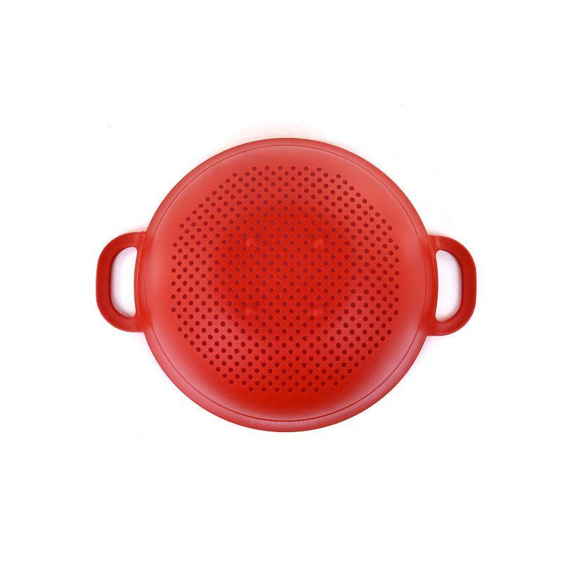 Plastic Strainer Colanders Set (3 Pack) (Red)