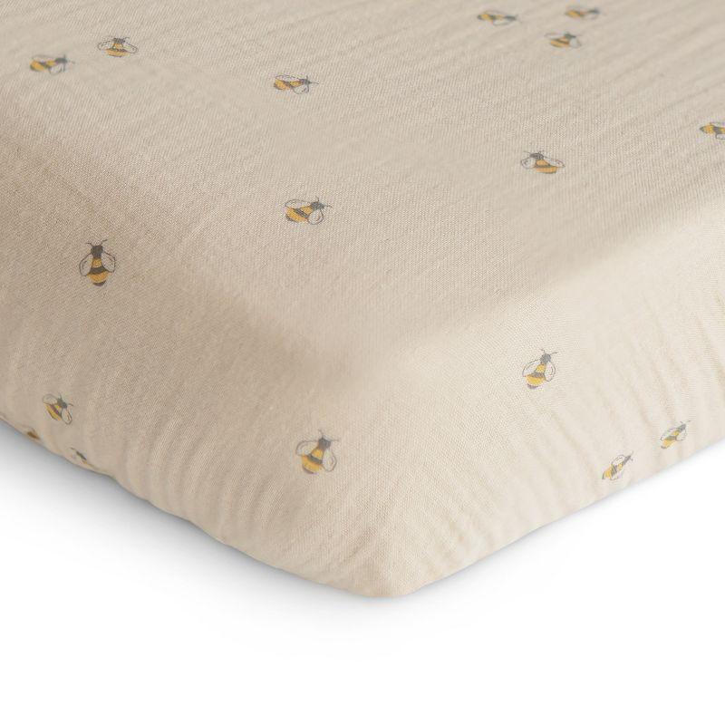 Extra Soft Muslin Crib Sheet Sun One Size