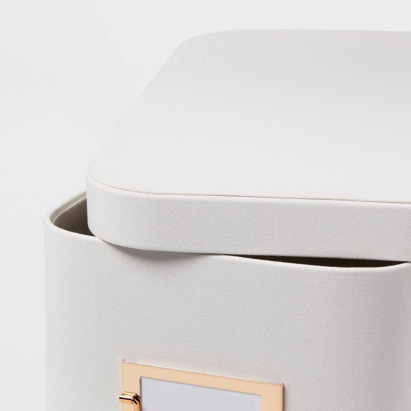 Small Decorative Fabric Box Ivory - Brightroom™