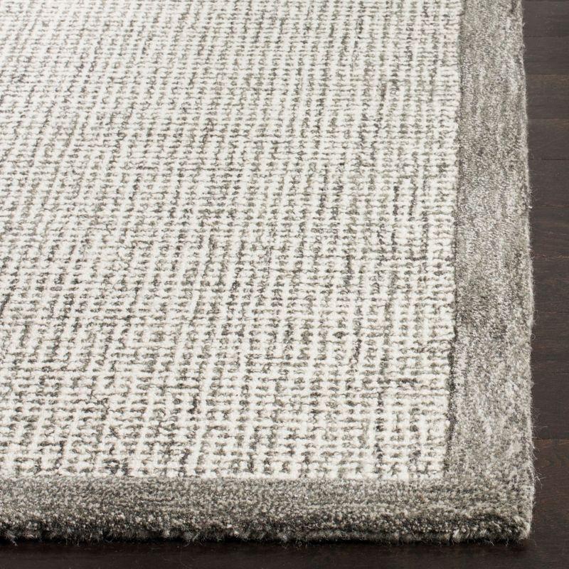 Abstract ABT220 Handmade Indoor Area Rug - Sage/Ivory - 6'x6' - Safavieh