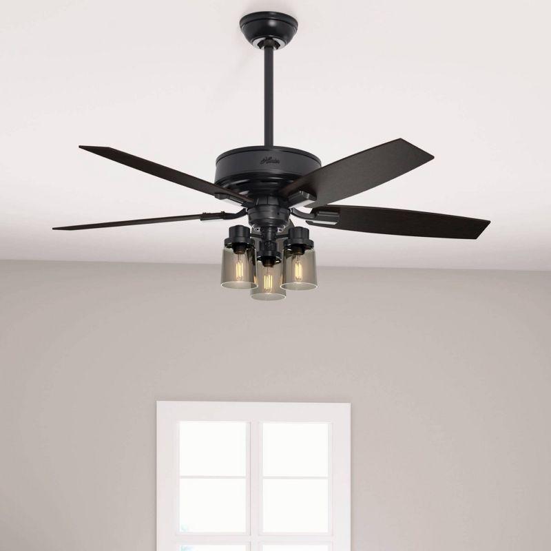 52" Bennett 5 - Blade Standard Ceiling Fan With Light Kit