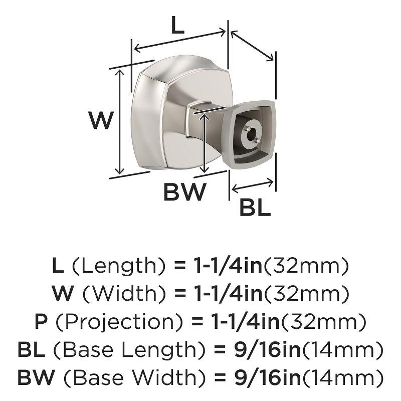 Amerock Stature Cabinet or Furniture Knob, 1-1/4 inch (32mm) Diameter