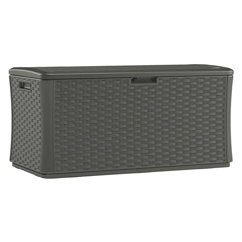 Suncast 134 Gallon Water Resistant Lockable Deck Box