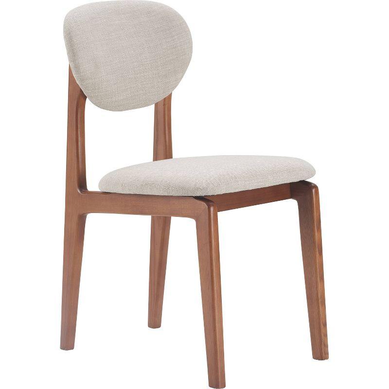 Elle Decor Coralie Mid-Century Modern Upholstered Dining Chair