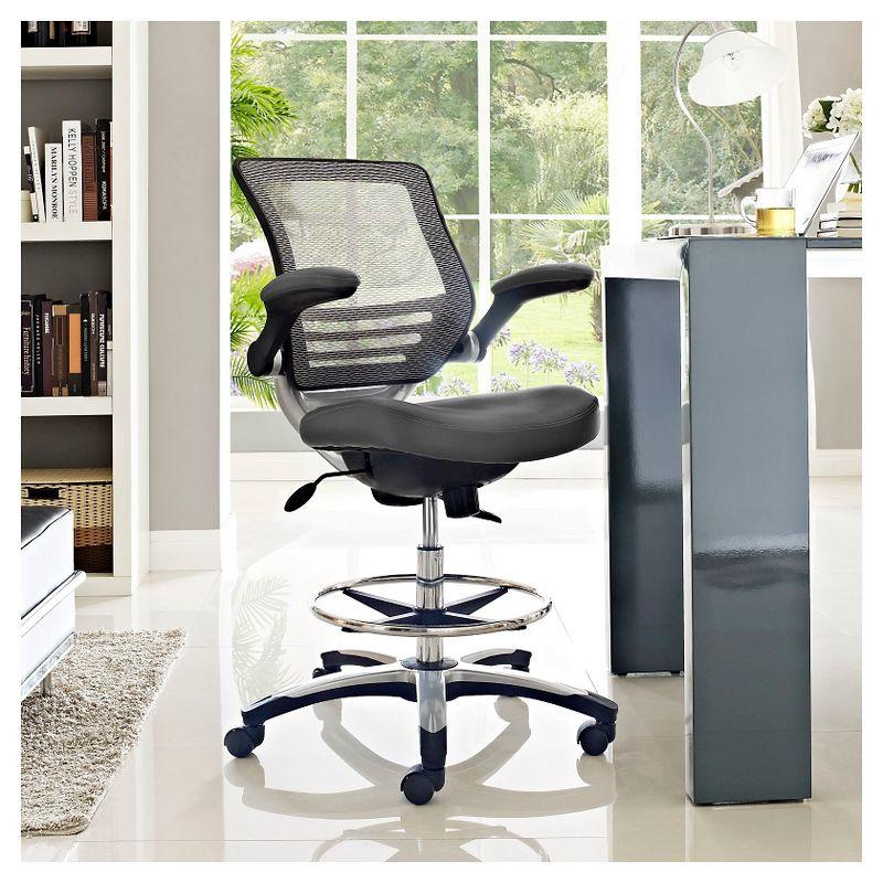 Porch & Den Lesseps Office Drafting Chair by Modway