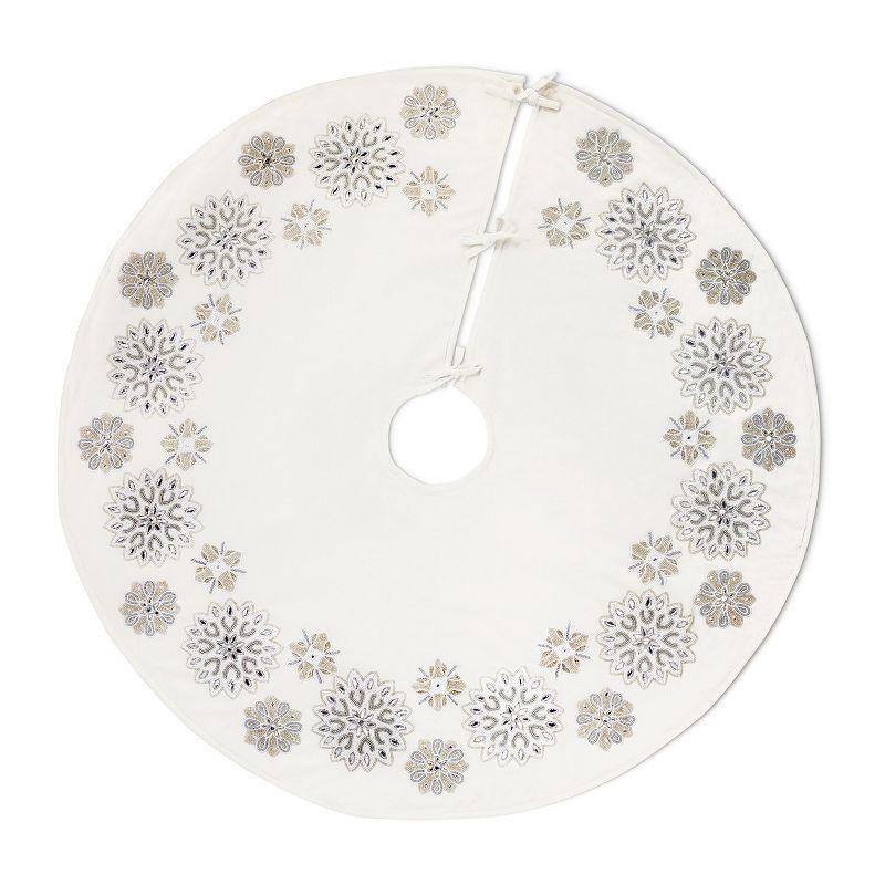 Park Hill Collection White Frost Tree Skirt