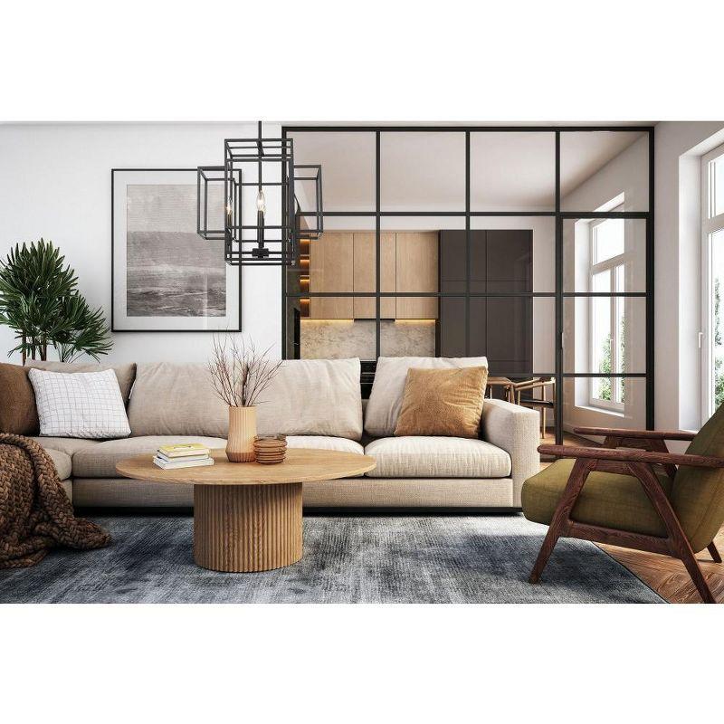 Z-Lite Titania 4 - Light Chandelier in  Matte Black