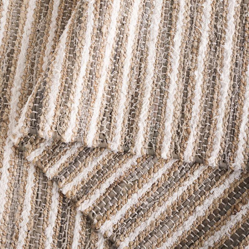 Cape Cod CAP151 Handmade Woven Area Rug - Natural/Ivory - 4' X 6' - Safavieh
