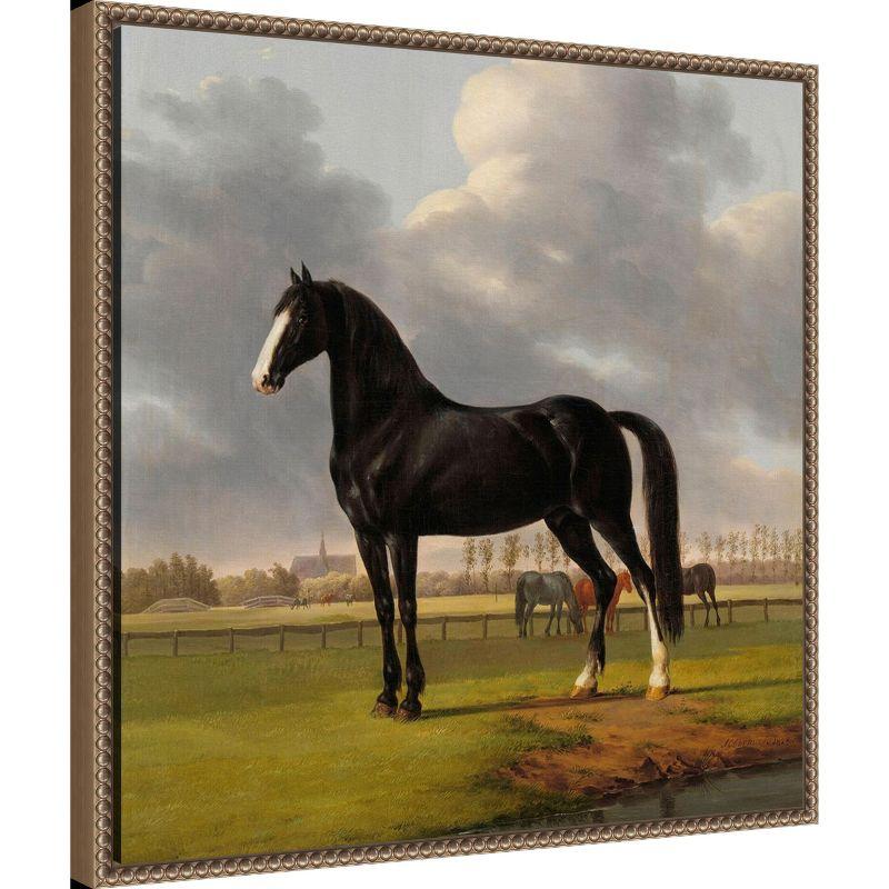 Amanti Art The Fast One 1828 by Anthony Oberman Framed Canvas Wall Art