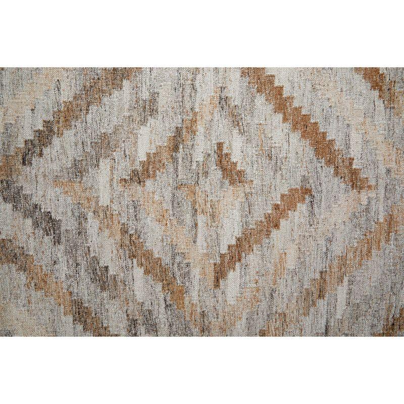 Beckett Transitional Geometric Ivory/Gray/Tan Area Rug